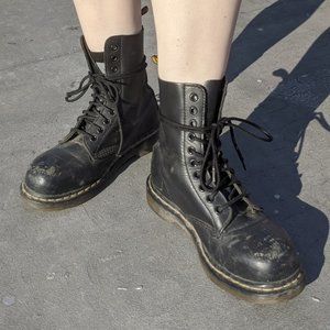 Dr Martens 1919 Steel Toe Boot Black 7 Womens